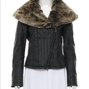 Belstaff Fur Quilted Jacket